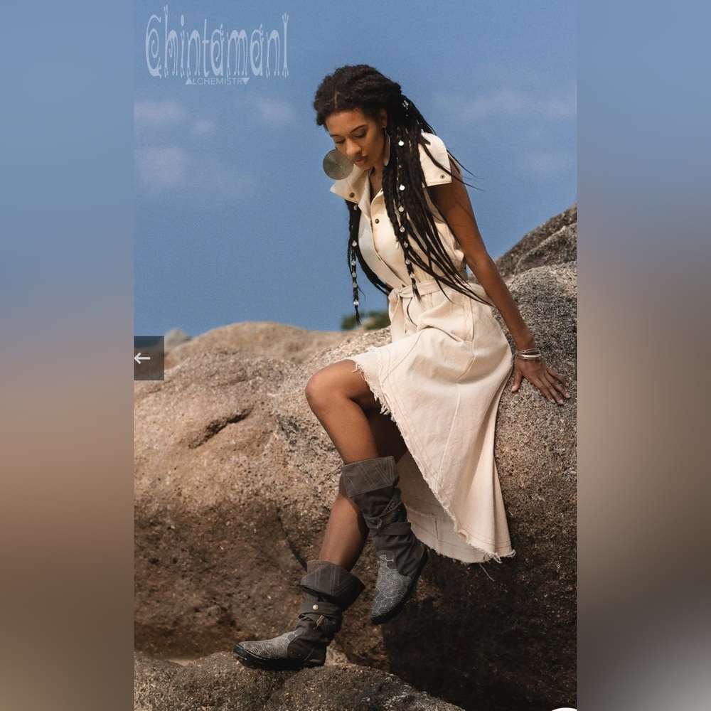 Chintamani Denim Vest M Off-Whites